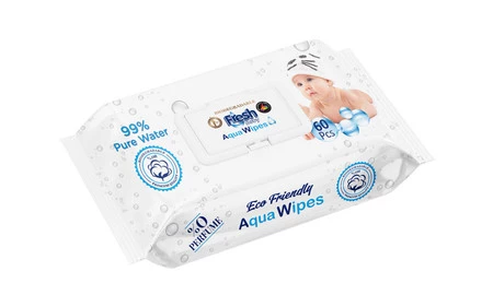 Fresh Baby Aqua Wipes Chusteczki nawilżane 60 szt.