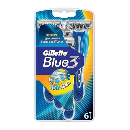 Maszynka do golenia Blue 3 6 szt.