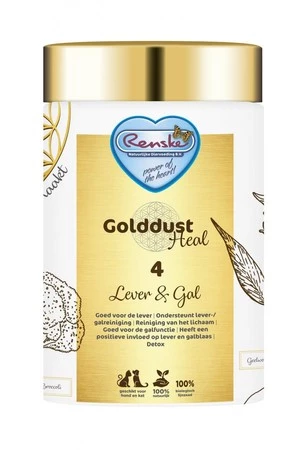 RENSKE GOLDDUST HEAL 4 – wątroba i woreczek żółciowy– poprawa funkcjonowania wątroby i wsparcie zdrowego trawienia (250g)