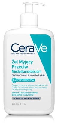 Cerave Żel myjący przeciw niedoskonałosciom 473ml