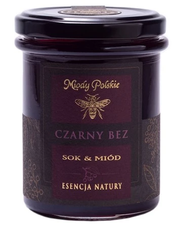 Miody Polskie − Miód & Sok, czarny bez − 250 g