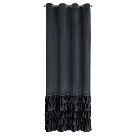 ZASŁONA GOTOWA CARLI 140 X 250 CM CZARNY