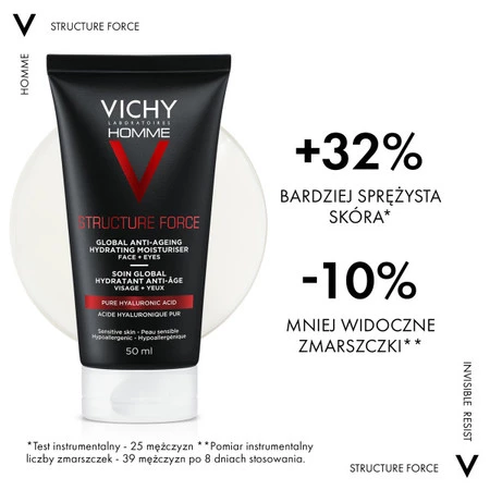 Vichy Homme Structure Force wzmacniający krem na zmarszczki 50 ml