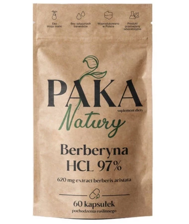 Paka Natury Berberyna HCL 97% 60 kaps.