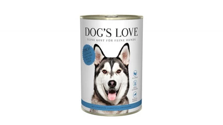 Zestaw 10x DOG'S LOVE Fisch - ryby z amarantusem, marchewką i mniszkiem lekarskim (400g)