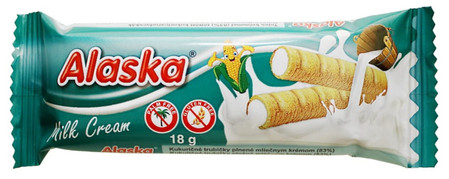 Rurki kukurydziane z mlecznym kremem BEZGL. 18 g