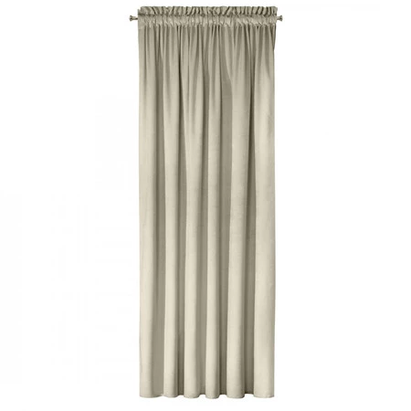 ZASŁONA GOTOWA D91 ROSA NA TAŚMIE 140 X 270 CM BEŻOWY