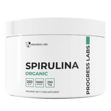 Progress Labs Spirulina Organic 100% 250Mg - 1000 Tabl.