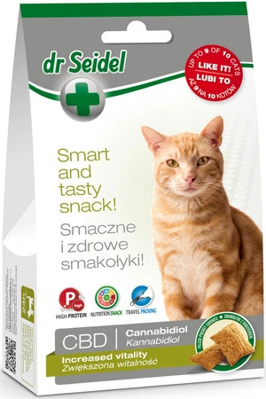 DR SEIDEL Smart Tasty Snack Zwiększona witalność kota 50g