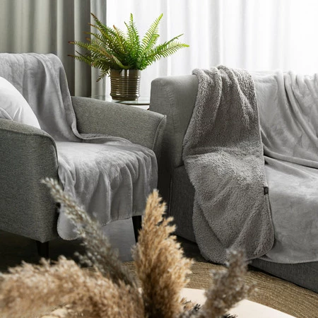 KOC TEDY 150 X 200 CM SREBRNY