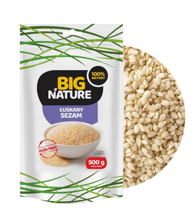 Sezam łuskany 500g Duża Paka