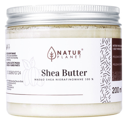 Masło Shea nierafinowane 200ml