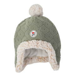 Lodger Dwuwarstwowa zimowa czapeczka z polaru szałwiowa Fleece Elm 0-3 m