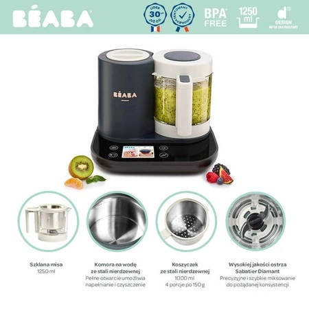 BEABA Babycook® Smart Charcoal Grey