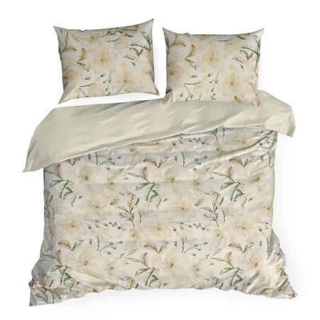 Komplet pościeli bawełnianej Sonia 32, 220 x 200 cm, Beżowy