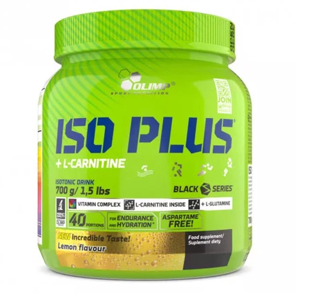 Olimp Iso Plus L-karnityna na redukcję masy 700 g smak cytryna