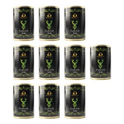 Zestaw 10x MIRALS Knochenbrühe Wild - bulion kolagenowy z kości dziczyzny (400ml)