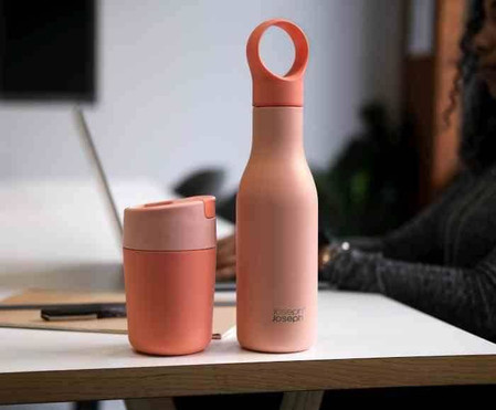 JJ - Butelka termiczna stalowa 500ml Loop™, koralo