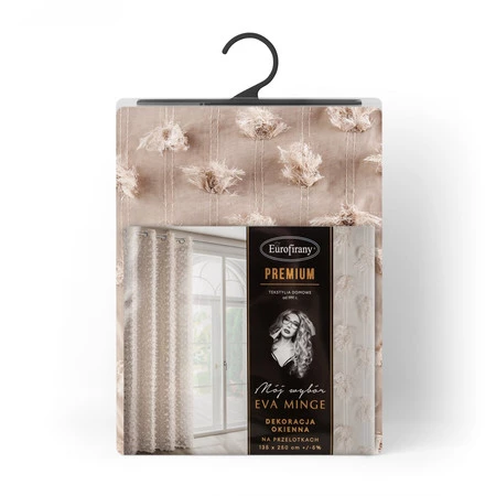 ZASŁONA GOTOWA AURELIA 135 X 250 CM BEŻOWY