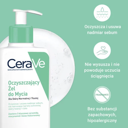 Cerave Oczyszczający Żel do Mycia 236 ml