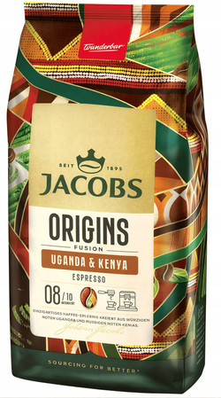 Jacobs kawa ziarnista Origins Uganda & Kenya 1kg