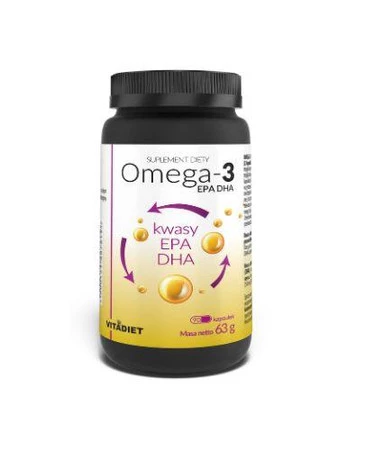 VITADIET Omega-3 kwasy EPA DHA 90 kaps.
