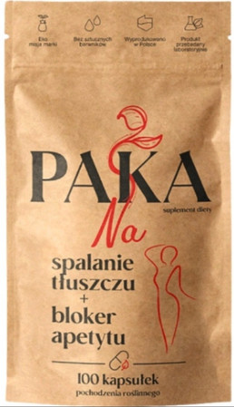 Paka Natury Na spalanie tłuszczu + bloker apetytu 100 kaps.