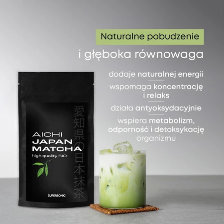 SUPERSONIC Aichi Japońska Herbata Matcha Premium 100g