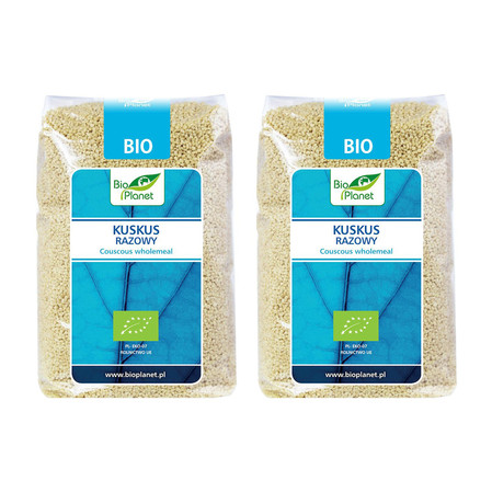 Zestaw 2x BIO PLANET Kus Kus razowy BIO 400g