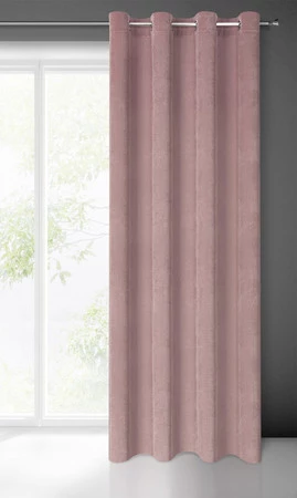 ZASŁONA GOTOWA ELIZA 140 X 250 CM PUDROWY RÓŻ