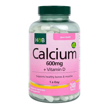 Calcium 600 mg + Vitamin D (240 tabl.)