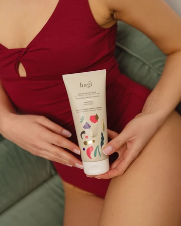Hagi − Malinowy chruśniak, modelujący balsam do ciała − 200 ml