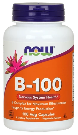 NowFoods B-100 Witaminy z grupy B - 100 kaps.