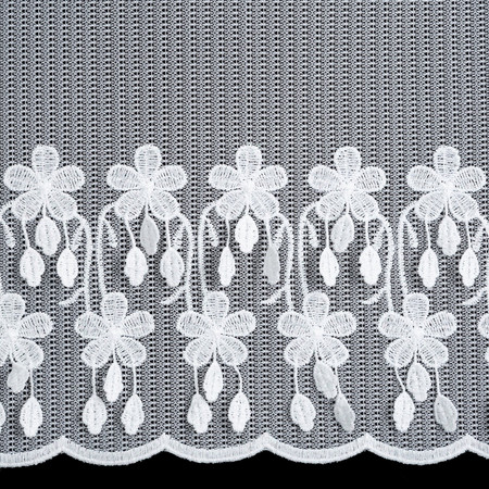 FIRANA GOTOWA SADIE 300 X 150 CM BIAŁY