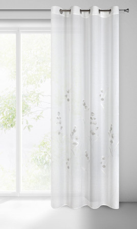 FIRANA GOTOWA ISABEL 140 X 250 CM BIAŁY