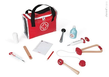 Janod Zestaw lekarza z 10 akcesoriami