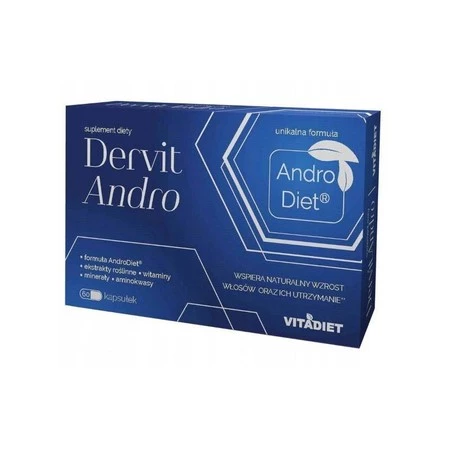 Vitadiet Dervit Andro 60 k przeciw wypadaniu wł.