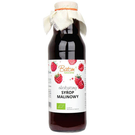 Batom − Syrop malinowy BIO − 750 ml