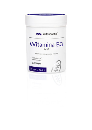 Mito-pharma Dr. Enzmann Witamina B3 MSE Niacyna 180 kaps.