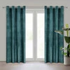ZASŁONA GOTOWA MELANIE 140 X 250 CM CIEMNOTURKUSOWY