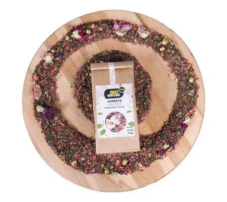 Big Nature Herbata Zielona Kwiatowa Tęcza 100 g
