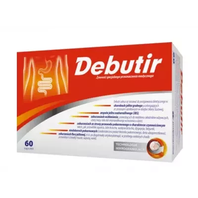DEBUTIR - maślan sodu - 60 kapsułek