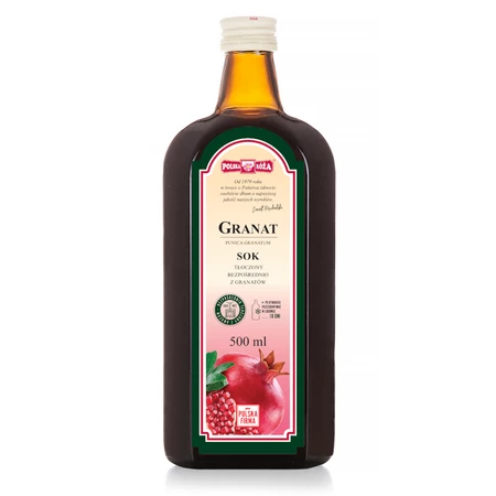 GRANAT sok 100% 500ml bez cukru POLSKA RÓŻA