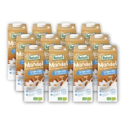 Zestaw Natumi Napój migdałowy bez dodatku cukru (1000ml) x12 szt.