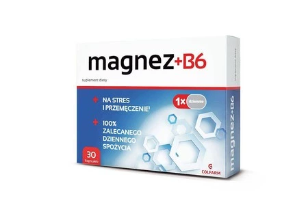 Colfarm Magnez B6 30 k na stres i przemęczenie