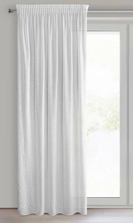 FIRANA GOTOWA ROXI NA TAŚMIE 140 X 270 CM BIAŁY