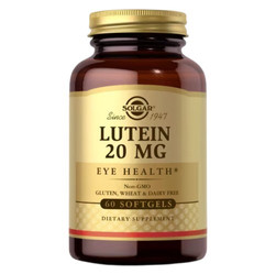 Solgar Lutein 20 mg na wsparcie wzroku 60 kaps.