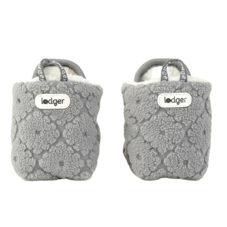 Lodger Polarowe buciki kapcie szare Fleece Drizzle 3-6 m