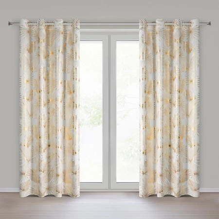 Zasłona 140 x 250 cm ZAS/ZARIA/B+ZŁOT