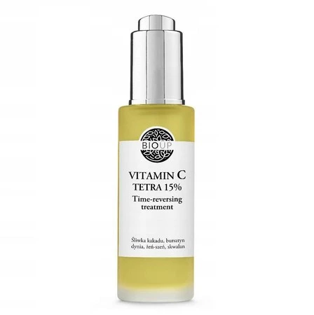 Vitamin C Tetra 15% Time-Reversing Treatment luksusowe serum z bursztynem i żeń-szeniem 30ml